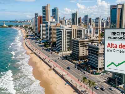 Recife lidera a valorização imobiliária do país