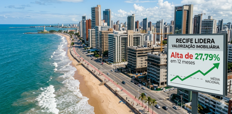 Recife lidera a valorização imobiliária do país