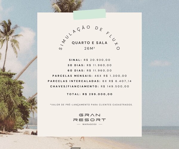 Gran Resort Maragogi – Um Paraíso para Viver, Investir e Desfrutar!